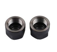 Zilimontt ER11 Tuerca de sujeción tipo A para portabrocas de fresado ER, 4 piezas, para rosca M14 x 0,75 mm, compatible con soportes de torno CNC y fresadoras, acero de grado 40CR,