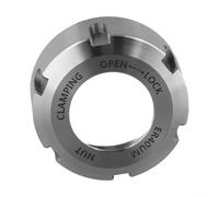 Zilimontt ER8-ER40 A/M/UM Tuercas de sujeción para fresado de torno CNC y soportes de brocas de enrutador, tuercas de mandril ER endurecidas de precisión de acero de aleación compatibles con ER8 ER11