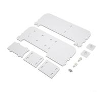 Zilimontt Estante semircircular para almacenamiento en enrutador, estante de TV montado en la pared, organizador de madera y plástico de 30 cm de diámetro para vivir (50 cm)