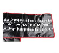 Zilimontt Esterilla de pesca para desenganchar, 140 x 35 cm, enrollable, con cinta métrica integrada, soporte acolchado para rodilla y ojal de transporte, poliéster