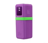 Zilimontt Funda de silicona para UGREEN Nexode Power Bank 20000mAh 165W, funda protectora a prueba de polvo con protector de pantalla, funda de viaje para cargador portátil, color negro (morado)