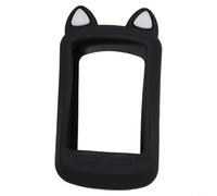 Zilimontt Funda protectora de silicona para velocímetro GPS de bicicleta, computadora, anticolisión, a prueba de caídas, impermeable, material suave de alto ajuste con múltiples (negro)