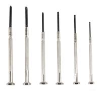 Zilimontt Gafas de joyería de reloj y reparación electrónica, incluye destornillador Ph0/ph1 con ranura en cruz 143 de 6 piezas con cromo vanadio para acero