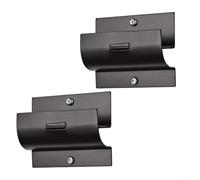Zilimontt Ganchos de escalera de metal para montaje en pared, almacenamiento eficiente para escaleras y herramientas (2 piezas)