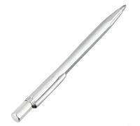 Zilimontt Herramienta de trazado de metal con punta de carburo de tungsteno, bolígrafo de precisión para marcar acero endurecido, acero inoxidable, cerámica y vidrio, eje de acero plateado de 14,5 cm