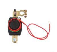 Zilimontt Interruptor de desconexión de batería de voltímetro digital para coches, barcos, caravanas, camiones, UTV, aislador de disyuntor de 12 V 300 A con pantalla LED de voltaje, compatible con CC