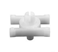 Zilimontt Juego de 20 retenedores de clip para moldura de puerta de panel basculante de nailon blanco para serie E10, E21, E30, se adapta a agujeros de 8 mm, compatible con modo 2002, 2002tii, 320i