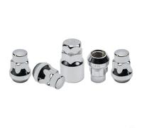 Zilimontt Juego de 4 tuercas de bloqueo M14 x 1,5 con llave cónica para S-MAX y acero de aleación de carbono tratado térmicamente clase 10.9, seguridad antirrobo