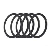 Zilimontt Juego de espaciadores de buje de volante de aleación de aluminio para pedalieres inferiores, 5 piezas para arandelas ligeras mecanizadas por CNC, 1-3 mm de grosor, 42 mm de diámetro exterior