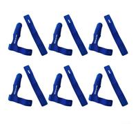 Zilimontt Juego de funda protectora de neopreno para caña de pescar con brida elástica e interior de espuma antideslizante, protector de punta para reducir el daño por fricción (4)