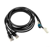 Zilimontt Juego de herramientas de adaptador de cable de programación de diagnóstico para modelo 3 Y S X, 4 piezas de repuesto de plástico negro, instalación