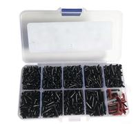 Zilimontt Juego de ojales para raqueta de bádminton - Ojales de cuerda de nailon y protectores de tubo de línea para reparación de cuerdas de raquetas de volante, tamaños de agujero individual/doble