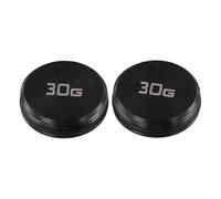 Zilimontt Juego de pesas de aleación para putters Odyssey y Ai- - Kit de pesas atornilladas de 2 piezas con opciones de 5 g/10 g/15 g/20 g/25 g/30 g/35 g, negro (30 g)