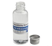 Zilimontt Juego de soluciones de calibración de pH de 50 ml con tampones de 4.00/7.00/10.01 y estándar ORP de 222 mV, calibración de conductividad de 12.88 ms/cm y 1413 μs/cm para medidores de pH
