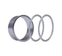 Zilimontt Kit adaptador de pedalier para bujes BB huecos de aleación de aluminio de 24 mm a 22 mm con 4 arandelas de ajuste, compatible con husillos de manivela de 22-24 mm,