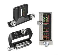 Zilimontt Kit de afilado de cincel, kit de afilado de cinceles para carpintería, ángulos ajustables, herramienta manual de aleación de aluminio para sistema de guía de afilado, adecuado para uso en