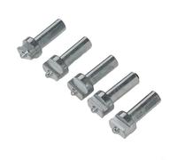 Zilimontt Kit de conector de dragado de tubo de taladro eléctrico, 5 piezas, herramienta de limpieza de resorte galvanizado de acero al carbono de 16 mm para mantenimiento de alcantarillado y drenaje