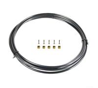 Zilimontt Kit de manguera de freno hidráulica con para línea de aceite de freno de disco de alta presión de 3 m, conectores BH90 Oliva, tubo de forro interior con hilo de alta densidad y exterior de