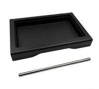 Zilimontt Kit de resorte de bandeja de goteo delgada de perfil bajo con tubo largo compatible con máquina de café Gaggia Classic Pro Balanza Espresso (A)