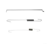 Zilimontt Kit de resorte de motor de generador, 3 piezas, barra de enlace de gobernador, control de velocidad y resortes de retorno del acelerador para motores pequeños 168F, 170F, 2KW-3KW