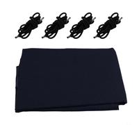 Zilimontt Kit de tela de repuesto para silla de playa con cordones elásticos para silla de cubierta, juego de funda de lona de 160 x 43 cm, material de nailon impermeable para tumbona al aire libre