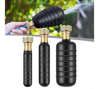 Zilimontt Kit de vejiga de drenaje de 3 piezas para eliminación de obstrucciones, se adapta a tuberías de 1 a 6 pulgadas, desatascamiento alimentado por agua con 40-80 PSI para fregadero de cocina