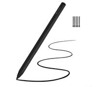 Zilimontt Lápiz capacitivo magnético EMR compatible con Remarkable 2, bolígrafo digital con sensibilidad a la presión 4096, rechazo de la palma, inclinación con 5 puntas de bolígrafo (negro)