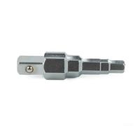 Zilimontt Llave de radiador escalonada de 10-21 mm para mango de trinquete de 1/2 pulgada, adaptador de enchufe de acero al carbono para válvulas de radiador y conectores de tanque