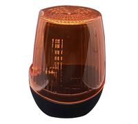 Zilimontt Luz de señal de puerta de garaje lámpara intermitente para abridor de puerta corredera, con protección IP54 impermeable a prueba de polvo, para fuente de alimentación de 12-265 V CA CC