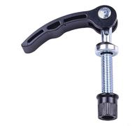 Zilimontt M6 x 45 mm, abrazadera de poste de sillín de liberación rápida, tornillo de clip de brocheta, palanca de ajuste de altura del sillín de aleación de aluminio ligera para ciclismo, para