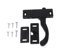 Zilimontt Manija de puerta mosquitera para mano derecha para RV, remolque, cámper y pestillo de repuesto de plástico con espacio de agujero de montaje de centro a centro de 3 pulgadas (3 pulgadas)