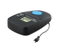 Zilimontt Máquina de remo con pantalla LCD para equipos de fitness - Medidor electrónico, velocidad y calorías, ejercicio de plástico ABS para velocímetro de bicicleta