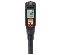 Zilimontt Medidor de pH digital Probador de temperatura del suelo con compensación automática de temperatura multifunción Herramienta de medición de valor de pH de alimentos para frutas, verduras