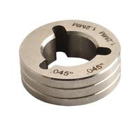 Zilimontt MIG - Rollos de transmisión de alambre de acero moleteados con ranura en V 0.023/0.030/0.035/0.045/1/16 pulgadas, compatibles con alimentador de alambre Miller y Clarke SIP (#4)