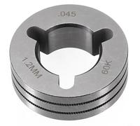 Zilimontt MIG - Rollos de transmisión de alambre de acero moleteados con ranura en V 0.023/0.030/0.035/0.045/1/16 pulgadas, compatibles con alimentador de alambre Miller y Clarke SIP (#8)