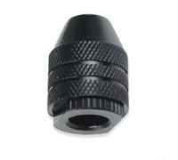 Zilimontt Mini portabrocas sin llave de 0,3 a 3,4 mm, adaptador de cambio rápido de tres mandíbulas para herramientas giratorias, acero al carbono tratado térmicamente, M7 x 0,75 M8 x 0,75, acepta