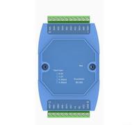 Zilimontt Módulo de adquisición de señal analógica de 8 canales con soporte de entrada dual 4-20mA y 0-5V, interfaz convertidor RS-485 para datos de automatización industrial (0-5V)