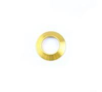 Zilimontt Moldura de aleación de aluminio de colores para anillo para construcción y reparación de cañas de pescar, accesorio de guías de metal anodizado ligero, diámetro interno de 9 mm a (dorado