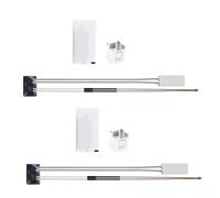 Zilimontt P1P P1S P1S para calentador combinado y termistor, 2 juegos de componentes de 24 V 48 W para control de temperatura de impresora 3D con grasa térmica y clips de montaje