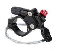 Zilimontt Palanca de bloqueo remoto de aleación de aluminio para horquilla de bicicleta con cable de 700 mm para horquillas de suspensión, compatible con SunTour para XCR/XCM, y para horquillas