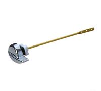 Zilimontt Palanca de descarga de tanque de inodoro, mango de repuesto para palanca de cisterna de inodoro, palanca de descarga de tanque de inodoro, palancas de viaje, montaje frontal lateral, se