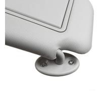 Zilimontt Panel de visera solar para coche con espejo de maquillaje compatible con E160 E170 2014-2017, beige o gris, OEM 74320-02B21 74310-02K91 (gris izquierdo)