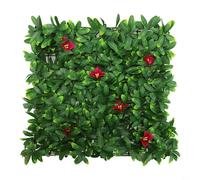 Zilimontt Paneles de pared de plantas artificiales, altura de pelo de césped artificial sintético, césped sintético de alta densidad para decoración del hogar, boda, jardín, oficina, cafetería, tienda