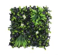 Zilimontt Paneles de pared de plantas artificiales, altura de pelo de césped artificial sintético, césped sintético de alta densidad para decoración del hogar, boda, jardín, oficina, cafetería, tienda