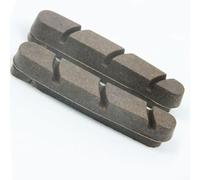 Zilimontt Pastillas de freno de bicicleta para carretera para ruedas de llanta de fibra de carbono, zapatas de freno de goma de 54.5 mm compatibles con frenos de pinza, par negro ligero para ciclismo