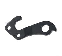 Zilimontt Percha de acero para bicicletas de trekking, compatible con desviador trasero Mech #322175, pieza de repuesto de componente negro para mantenimiento de ciclismo y