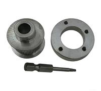 Zilimontt Piezas de conversión de lijadora de banda para sierra de corte de 12 V 2522-20, juego de accesorios de metal de 1/2 x 18 pulgadas para convertir herramienta en lijadora de banda inalámbrica