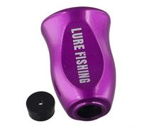 Zilimontt Pomo de repuesto para carrete de pesca compatible con carretes Daiwa SLP Works Tatula Zillion Fuego Baitcaster, material ABS, 32,9 x 20,5 mm, ligero 4,9 g, (morado)