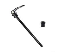 Zilimontt Poste de eje pasante de aluminio para bicicleta de montaña, buje delantero y trasero, pincho de liberación rápida de 10 x 135 mm con rosca de paso de 1,5 mm, varilla 7075 + tuerca 6061