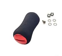 Zilimontt Premium For EVA Fishing Reel Handle Knob for Daiwa & Reels - Ligero, resistente al agua salada, 40 mm de diámetro, 19 mm de ancho, incluye rodamientos y juntas (rojo)
